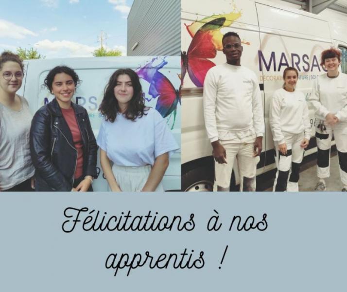 L'entreprise Marsac à Angers soutient et encourage la formation des jeunes ! !