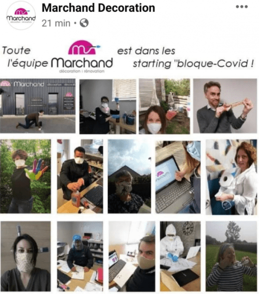 L'entreprise Marchand en Mayenne est dans les starting-"bloque-Covid" !